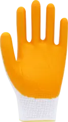 Beybi PN7 Sarı Beyaz Polyester Örme Nitril Eldiven