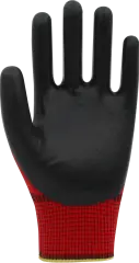 Beybi PN3 Kırmızı Siyah Polyester Örme Nitril Eldiven 288 çift