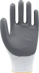 Beybi PN3 Gri Beyaz Polyester Örme Nitril Eldiven 288 çift
