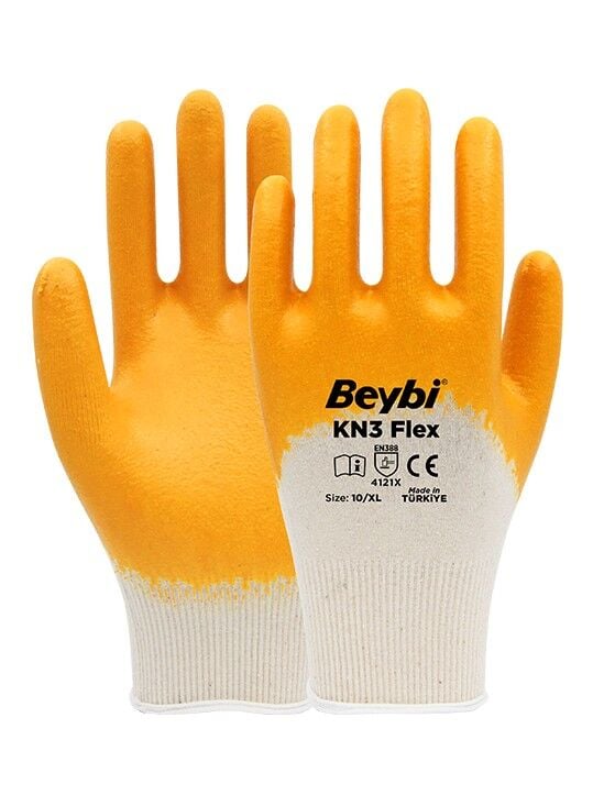 Beybi KN3 Flex Pamuk Astarlı Likralı Örme Eldiven 288 çift
