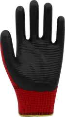 Beybi PN Zebra Polyester Örme Nitril Eldiven