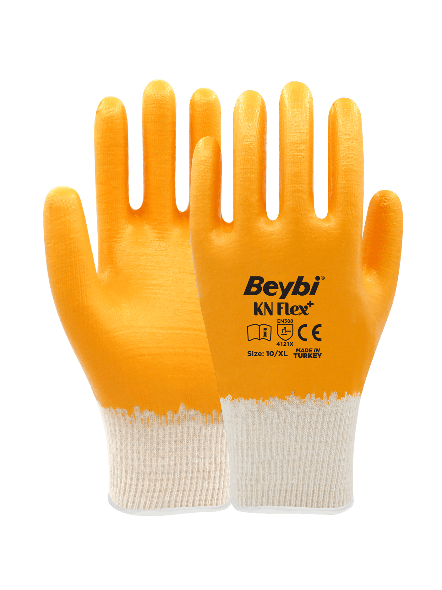 Beybi KN Flex Plus Pamuk Astarlı Likralı Örme Eldiven 288 çift