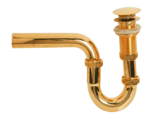 Altın Lavabo Sifonu Pop-up