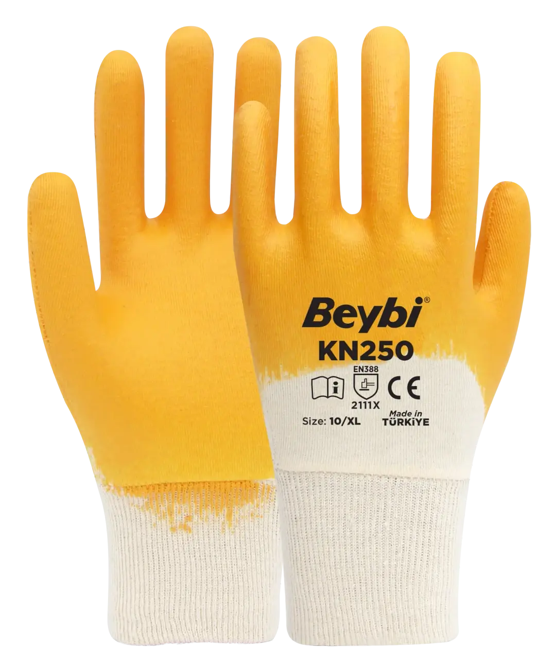Beybi KN250 Pamuk Nitril Eldiven