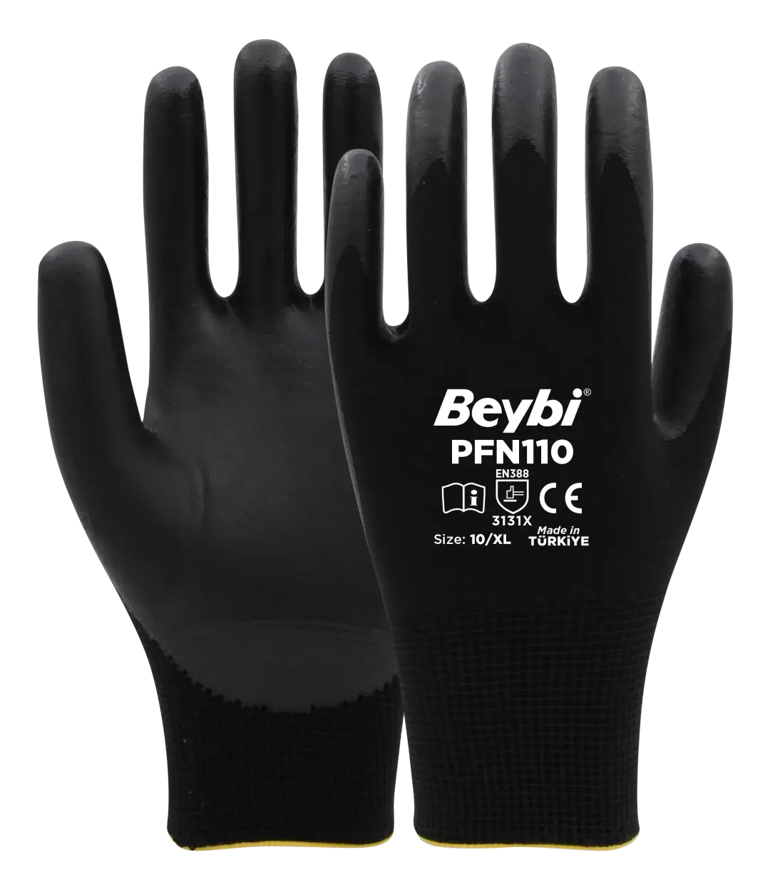 Beybi PFN-110 Köpük Kaplı Nitril Eldiven
