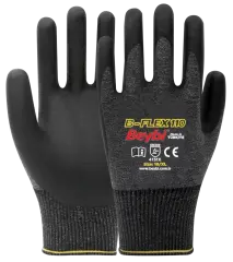 Beybi B-Flex 110 Kömür Kaplı Nitril Eldiven