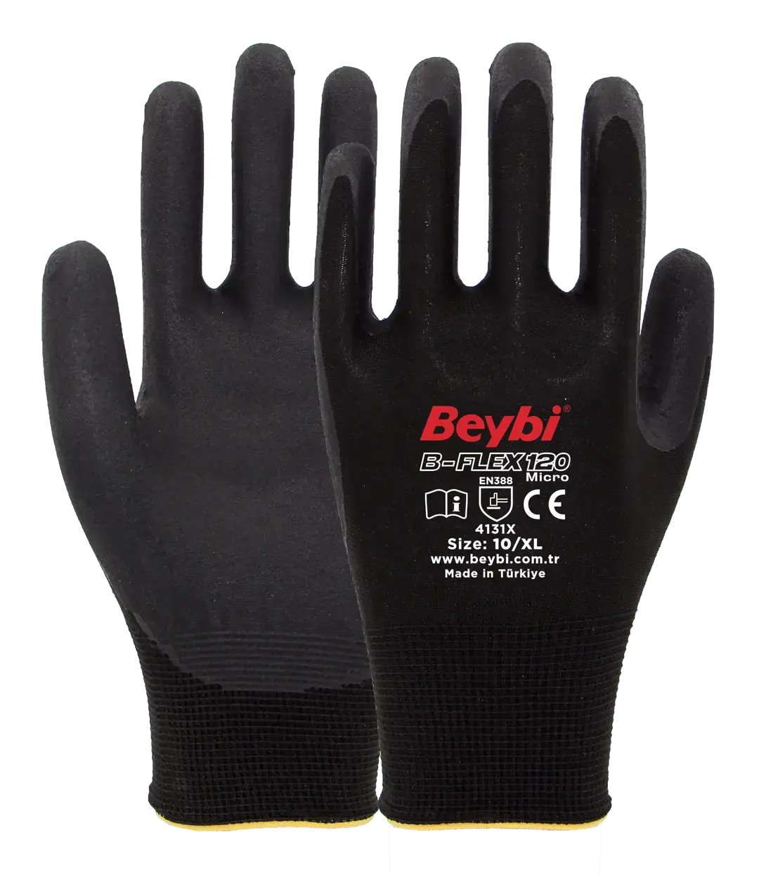 Beybi B-Flex 120 Micro Köpük Nitril Eldiven 144 çift
