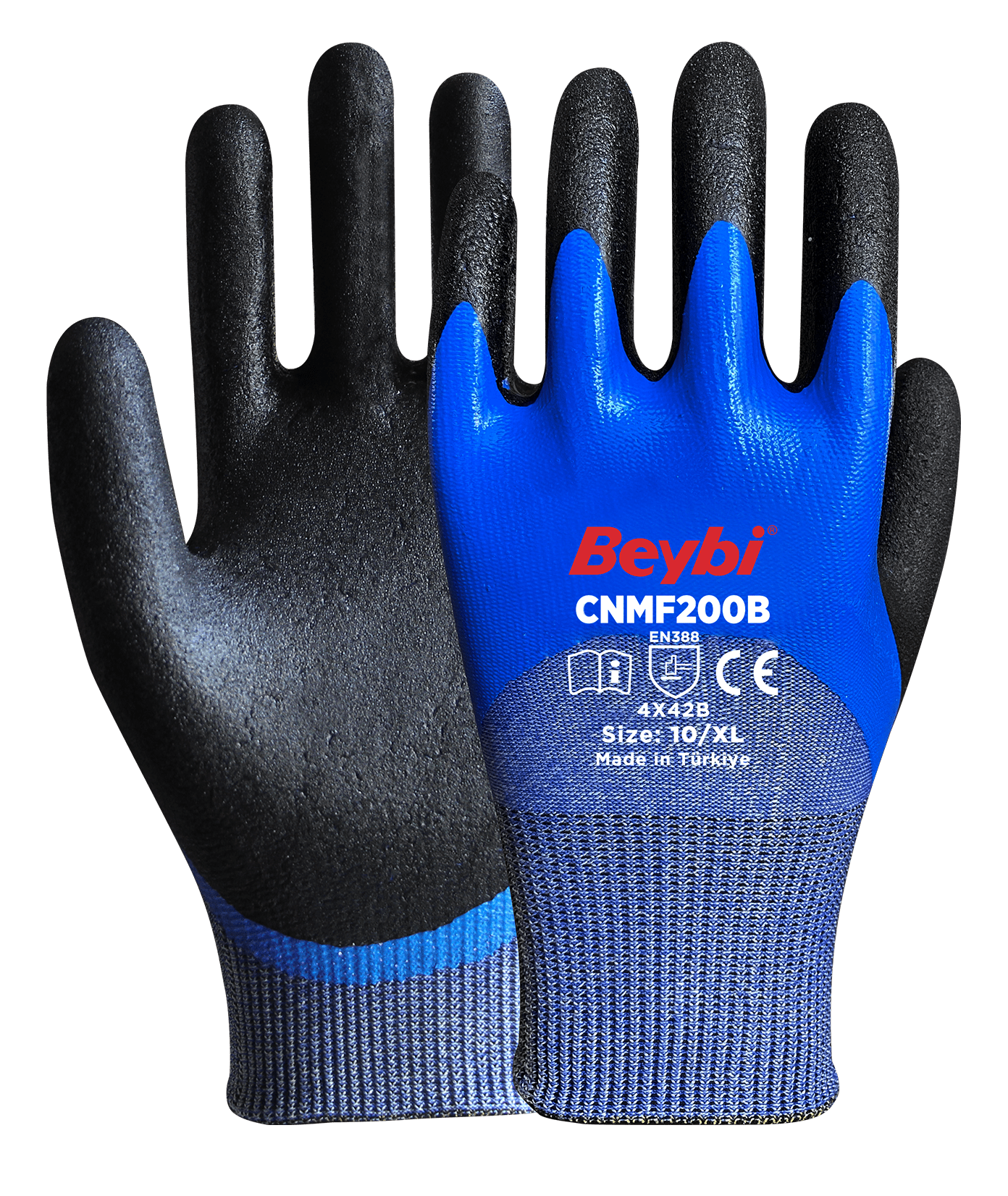Beybi CNMF 200B 3/4 Mikro Köpük Kaplı Kesilmeye Dirençli Eldiven