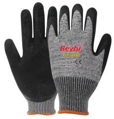 Beybi CL300 Lateks Kaplı Kesilmeye Dirençli Eldiven 24 çift