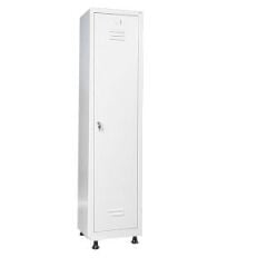 TEKLİ STANDART PERSONEL SOYUNMA DOLABI GRİ 41x40x185 cm