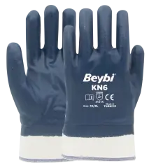 BEYBİ KN6 NİTRİL PAMUK ŞARDONLU ELDİVEN PETROLCÜ