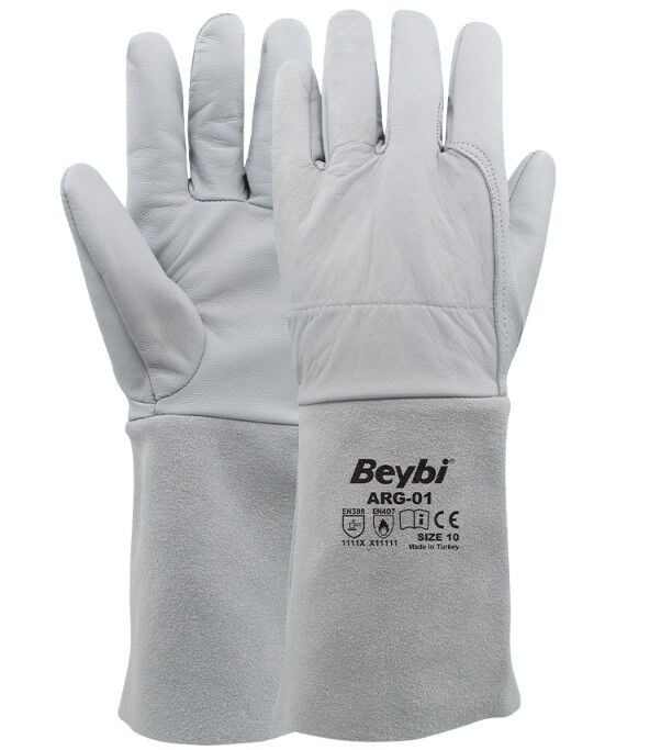 BEYBİ ARG-01 ARGON KAYNAKÇI ELDİVENİ 100 çift