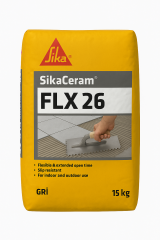 SikaCeram FLX 26 GRİ 15KG Çimento Esaslı Esnek Seramik Yapıştırıcı
