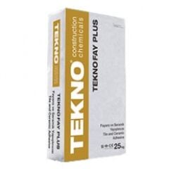 Teknofay Plus Beyaz Seramik Fayans Yapıştırıcı C1TE 25 Kg