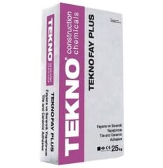 Teknofay Flex Pro Beyaz Profesyonel Granit Yapıştırıcı C2TE S1 25 Kg