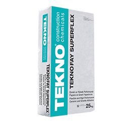 Teknofay Süper Flex Hiper Granit Yapıştırıcı C2TE S2 25 Kg