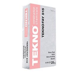 Teknofay 515 Delikli ve Pres Tuğla Yapıştırma Harcı M5 25 Kg